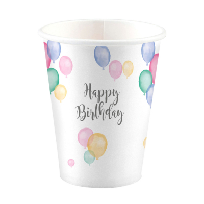                             Párty Set Happy Birthday pastelové balónky 50 ks                        