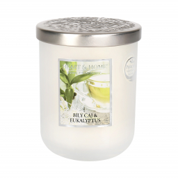 Velká svíčka - Bílý čaj a eukalyptus