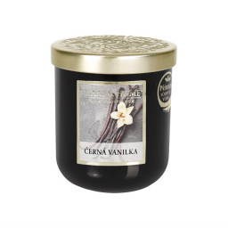 Střední svíčka - Černá vanilka