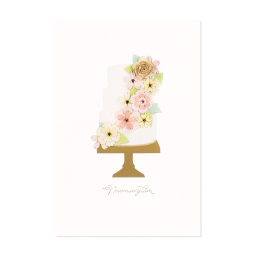 Luxusní přání - Svatební dort