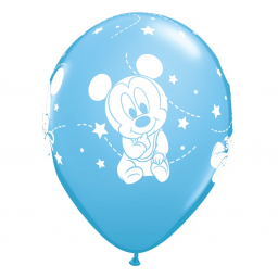 Balónky latexové Baby boy Mickey Mouse 6 ks
