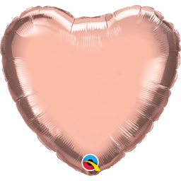 Balónek fóliový Srdce rose gold