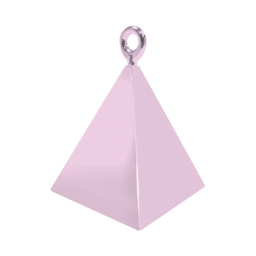Těžítko na balónky Pyramida světle růžová
