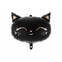 Balónek fóliový Kočka černá