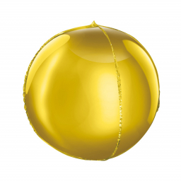 Balónek fóliový Koule zlatý