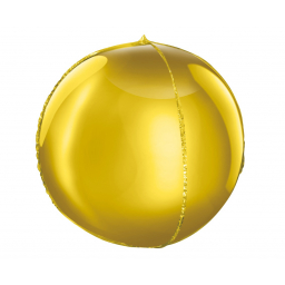 Balónek foliový koule gold