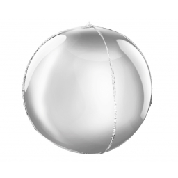 Balónek fóliový Koule stříbrný