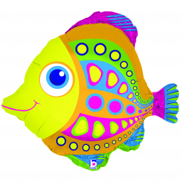 Balónek foliový barevná ryba