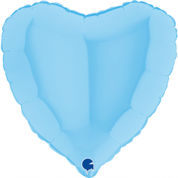 Balónek foliový srdce modré