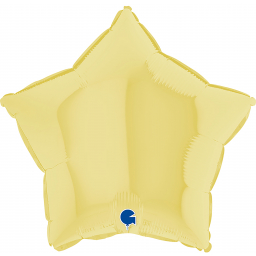 Balónek foliový hvězda žlutá