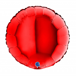 Balónek fóliový kolo červené