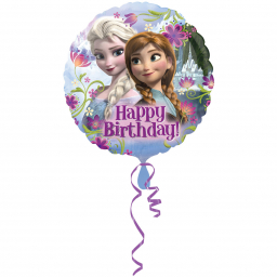 Balónek fóliový Happy Birthday Ledové království