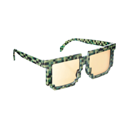 Brýle zelené pixel