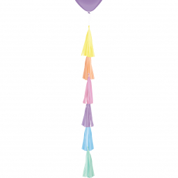 Ocas na balónky třásně pastelový 70 cm