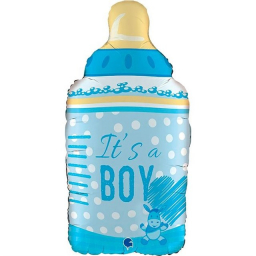 Balónek fóliový It´s a boy lahev modrá