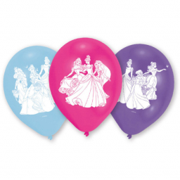 Balónky latexové  Disney princezny 6 ks