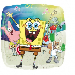 Balónek foliový SpongeBob čtverec
