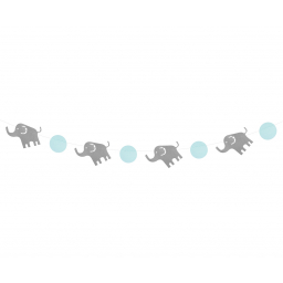 Girlanda It´s a Boy slon modrý 2m