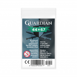 Obaly na karty Guardian pro karty 44 × 68 mm - 100 ks