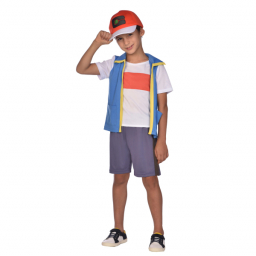 Kostým dětský Pokémon Ash 6-8 let
