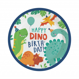 Talíře Happy Birthday Dinosauři 8 ks