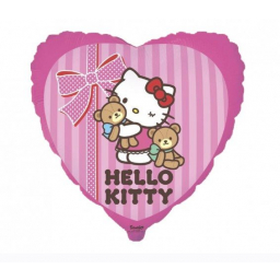 Balónek foliový Hello Kitty srdce