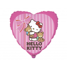 Balónek foliový Hello Kitty srdce