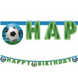 Banner Happy Birthday Fotbal 2m