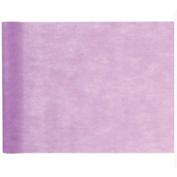 Šerpa stolová netkaná textilie fialová 30 cm x 10 m