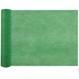 Šerpa stolová netkaná textilie tmavě zelená 30 cm x 10 m