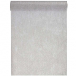 Šerpa stolová netkaná textilie šedá 30 cm x 10 m