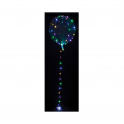 Balónek bublina s LED barevným osvětlením