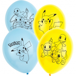 Balónky latexové Pokemon 6 ks
