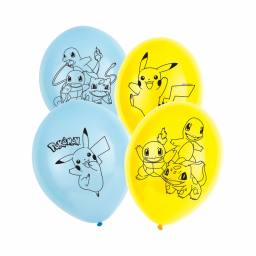 Balónky latexové Pokemon 6 ks