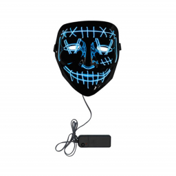 Maska modrá LED