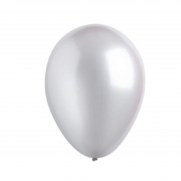 Balónky latexové stříbrné 50 ks