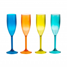 Set plastových sklenic - Šampaňské