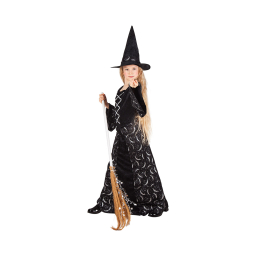 Kostým dětský Půlnoční čarodějka vel. 4-6 let