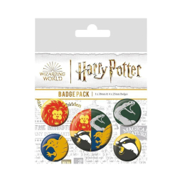 Set odznaků - Harry Potter: Koleje