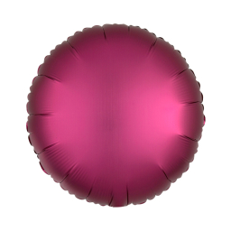 Balónek fóliový Kolo vínové matné