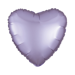 Balónek fóliový Srdce fialové matné