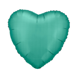 Balónek fóliový Srdce zelené matné