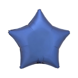 Balónek fóliový Hvězda tmavě modrá matná