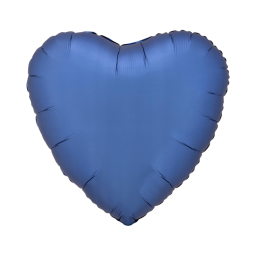 Balónek fóliový Srdce tmavě modré matné