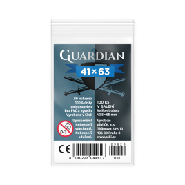 Obaly na karty Guardian pro karty 41 × 63 mm - 100 ks