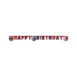 Banner Happy Birthday Spider-man