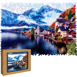 Dřevěné puzzle - Halštatské jezero