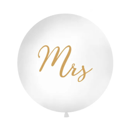 Balónek fóliový Svatba Mrs. White