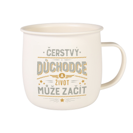 Outdoorový hrnek - Důchodce