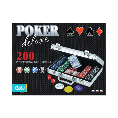                             Poker deluxe (200 žetonů)                        